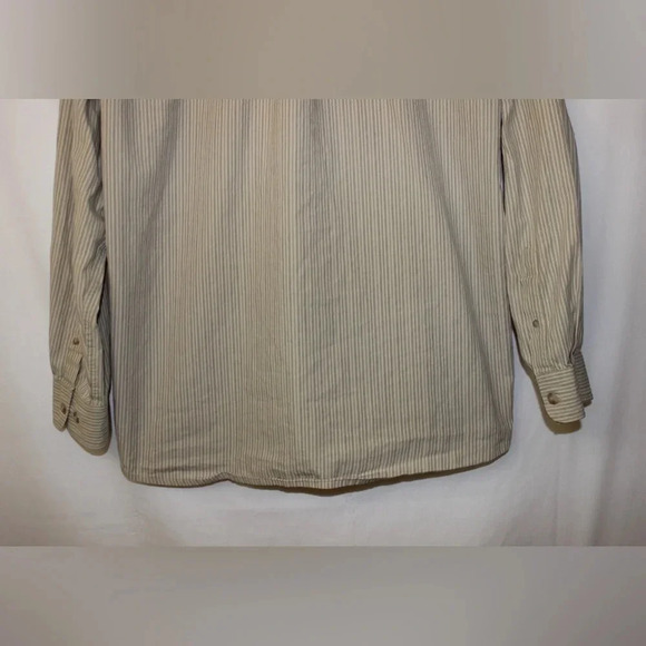 Men’s Timberland Long Sleeve Striped Casual Workwear Button Down Size Large - Picture 9 of 11
